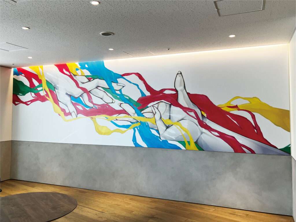 新宿区の看板屋・有限会社アクト企画・オフィスサイン(オフィス看板・ルームサイン・ドアサイン)・施工事例(新橋)